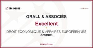 Décideurs 2026, Antitrust, Excellent